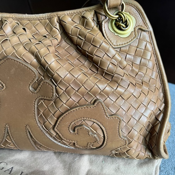 Bottega Veneta Vintage Intrecciato Leather Shoulder Bag - Picture 6 of 15